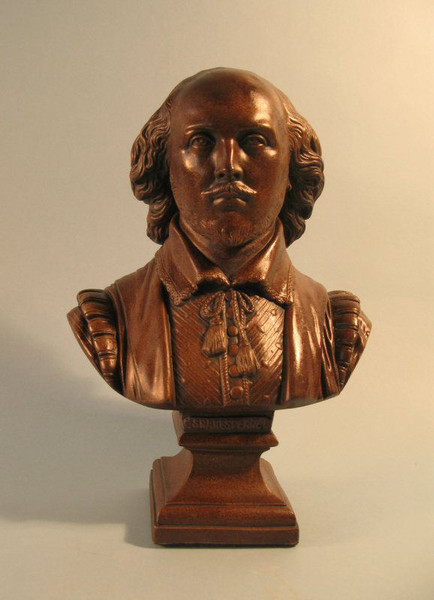 Shakespeare Sculptural Bust Statue